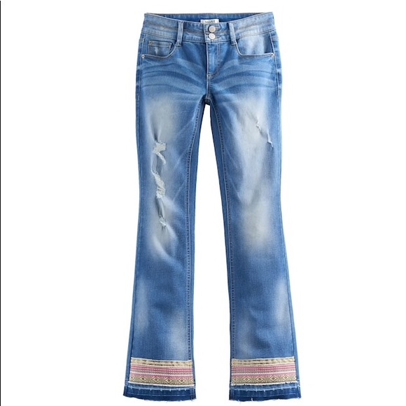 Mudd Other - NWT 💕 GIRLS DESTRUCTED SKINNY BOOT JEANS Size 16